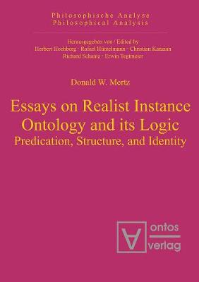 Book cover for Essays on Realist Instance Ontology and its Logic