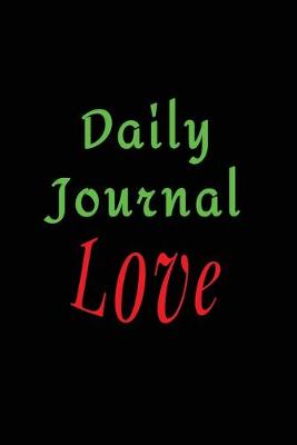 Book cover for Daily Journal Love