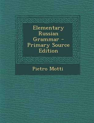 Book cover for Elementary Russian Grammar