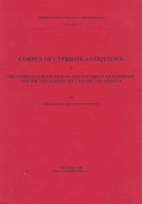 Cover of Corpus of Cypriote Antiquities