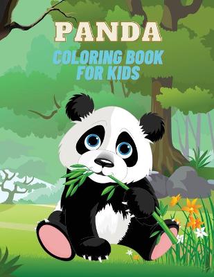 Book cover for Panda Coloring Book for Kids