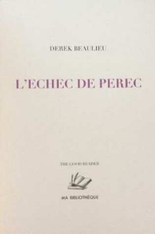 Cover of L'Echec De Perec