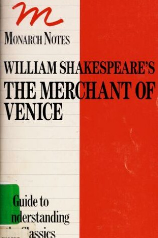 Cover of Shakespeare's "the Merchant of Venice"