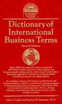 Book cover for Dictionary of International Business Terms