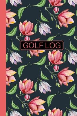 Book cover for Cute Golf Scorecard Log Book