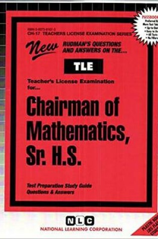 Cover of Mathematics, Sr. H.S.