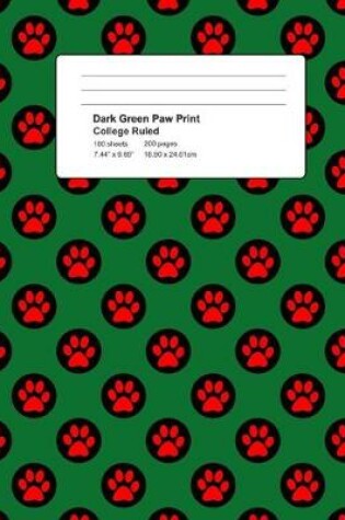 Cover of Dark Green Paw Print