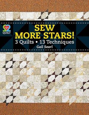 Book cover for Sew More Stars! 3 Quilts, 13 Techniques