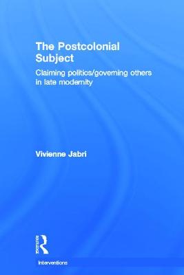 Cover of The Postcolonial Subject