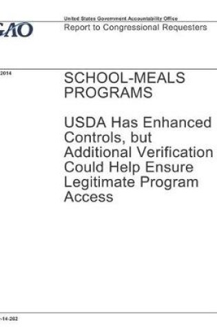 Cover of School-Meals Programs