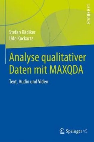 Cover of Analyse qualitativer Daten mit MAXQDA