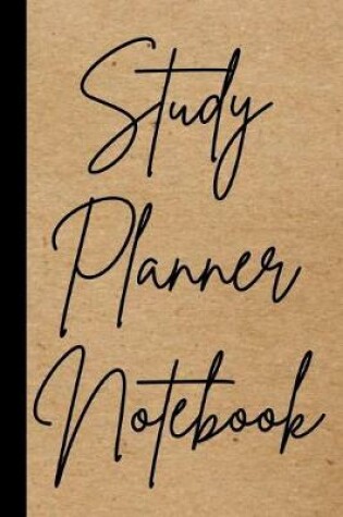 Cover of Study Planner Notebook