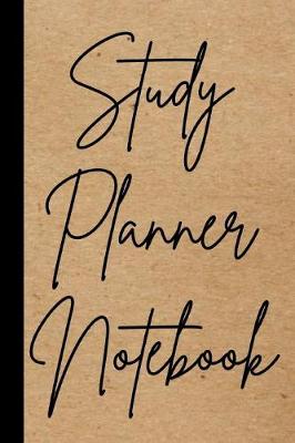 Book cover for Study Planner Notebook