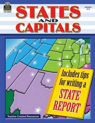 Book cover for States and Capitals, Grades 4-5