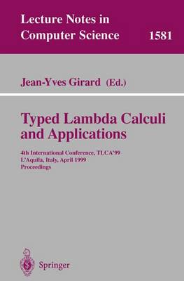 Book cover for Typed Lambda Calculi and Applications