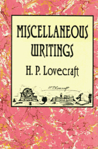 Cover of Miscellaneous Writings