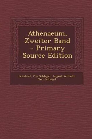 Cover of Athenaeum, Zweiter Band