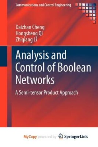 Cover of Analysis and Control of Boolean Networks