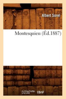 Book cover for Montesquieu (Ed.1887)