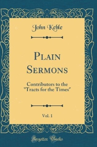 Cover of Plain Sermons, Vol. 1