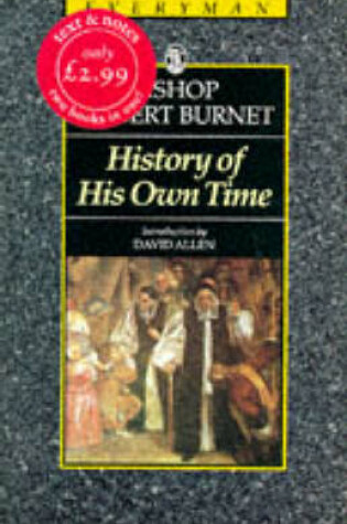 Cover of History of His Own Time