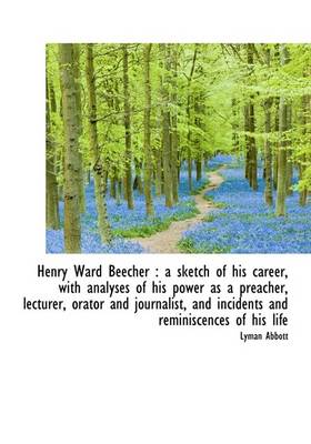 Book cover for Henry Ward Beecher