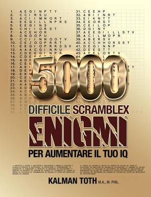 Book cover for 5000 Difficile Scramblex Enigmi Per Aumentare Il Tuo IQ