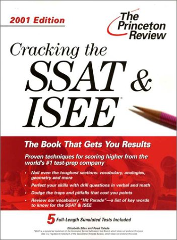 Book cover for Cracking the SSAT/ISEE