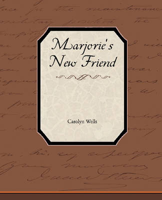 Book cover for Marjorie S New Friend