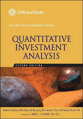 Book cover for Quantitative Investment Analysis