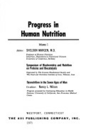 Cover of Progress in Human Nutrition