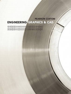 Book cover for Pearson Custom Engineering Graphics and CAD