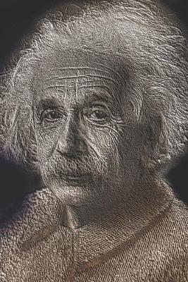 Book cover for Albert Einstein's Portrait Using Filters - Blank Lined Notebook