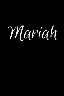 Book cover for Mariah