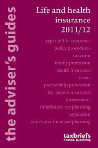 Cover of Life Assurance and Health Insurance
