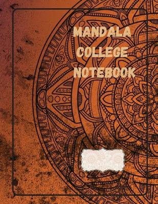 Book cover for Mandala College Notebook