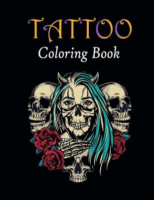 Book cover for Tattoo Coloring Book