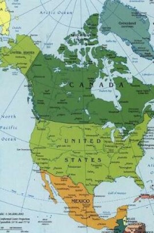 Cover of A Map of Modern Day North America Journal