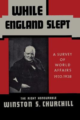 Book cover for While England Slept by Winston Churchill