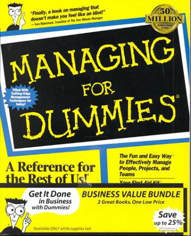Book cover for "Negotiating for Dummies" / "Leadership for Dummies"