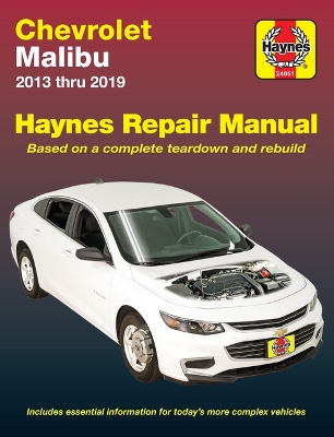 Book cover for Chevrolet Malibu 2013-19