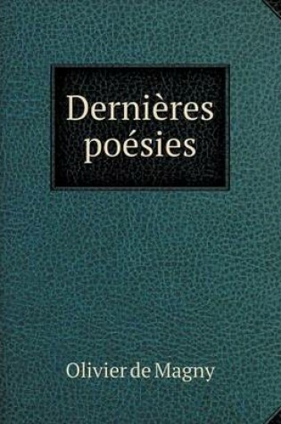 Cover of Dernières poésies