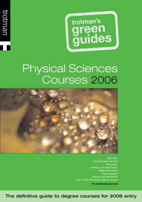 Cover of Physical Sciences Courses