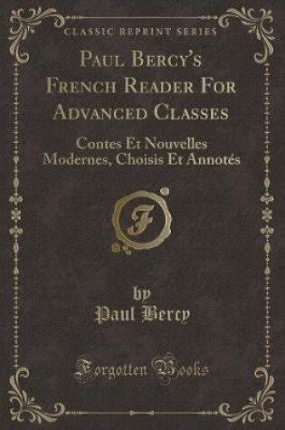 Cover of Paul Bercy's French Reader for Advanced Classes