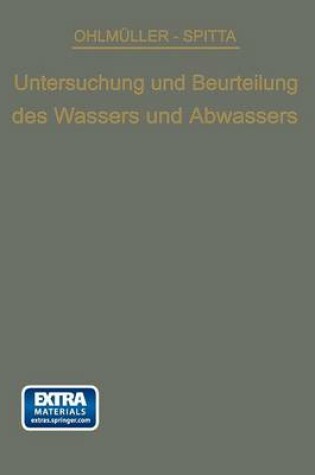 Cover of Die Untersuchung und Beurteilung des Wassers und des Abwassers