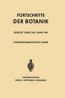 Book cover for Fortschritte Der Botanik