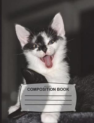 Book cover for Cute Cat Primary Composition Book