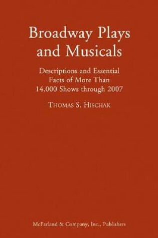 Cover of Broadway Plays and Musicals