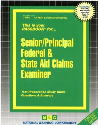 Book cover for Senior/Principal Federal & State Aid Claims Examiner