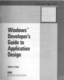 Book cover for Windows Developer's Guide to Application Design